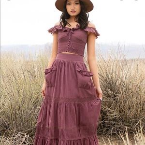 Joyfolie top & skirt set